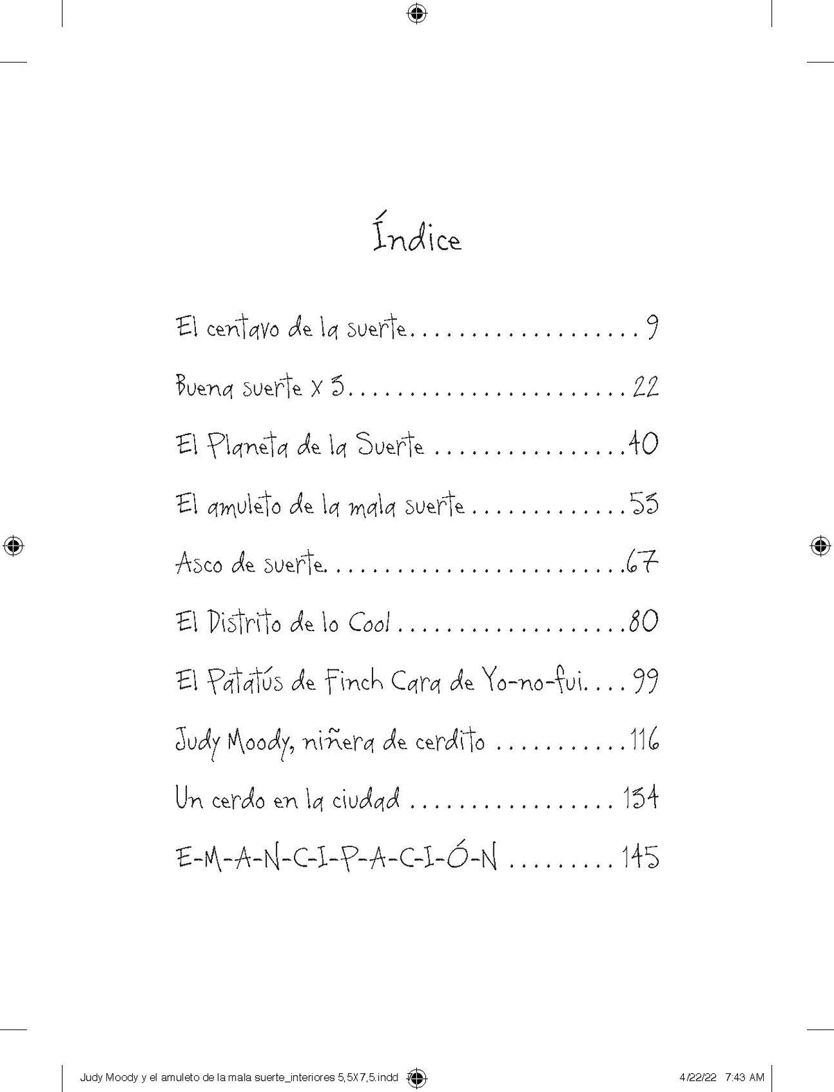 Judy Moody y el amuleto de la mala suerte / Judy Moody and the Bad Luck Charm interior 7 (ISBN 9781644733516)