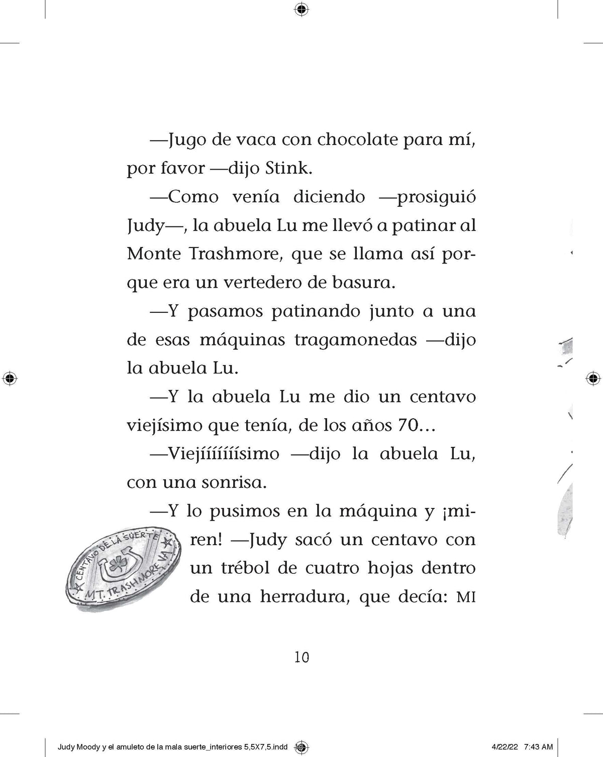 Judy Moody y el amuleto de la mala suerte / Judy Moody and the Bad Luck Charm interior 9 (ISBN 9781644733516)