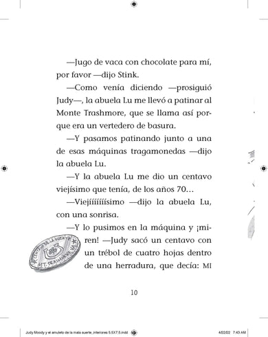 Judy Moody y el amuleto de la mala suerte / Judy Moody and the Bad Luck Charm interior 9 (ISBN 9781644733516)