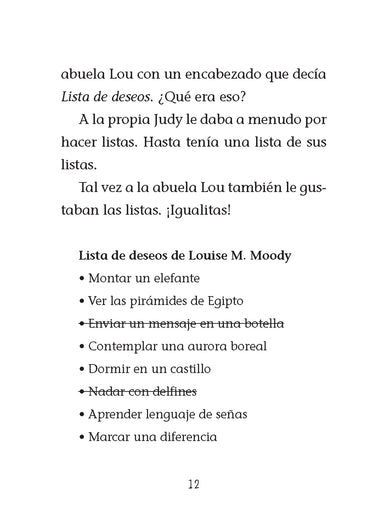Judy Moody y la lista de deseos / Judy Moody and The Bucket List interior 4 (ISBN 9781644733530)