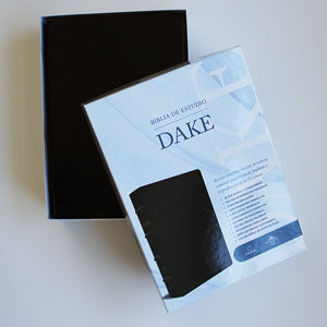 RVR 1960 Biblia de estudio Dake, tamaño grande, piel negra / Spanish RVR 1960 Dake Study Bible, Large Size, Black Leather interior 2 (ISBN 9781644733677)