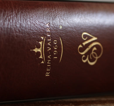 Biblia Bilingüe Reina Valera 1960/ESV Tamaño grande piel marrón / Bilingual Bible RVR60/English Standard Large Size Large Print Leather interior 3 (ISBN 9781644734032)