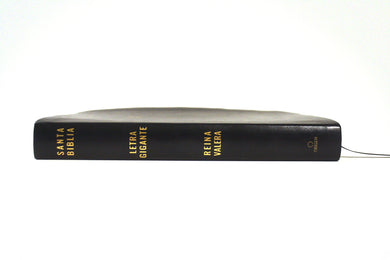 Biblia Reina Valera letra súper gigante, símil piel negro / Spanish Bible Reina Valera Super Giant Print, Black Leathersoft interior 3 (ISBN 9781644735664)
