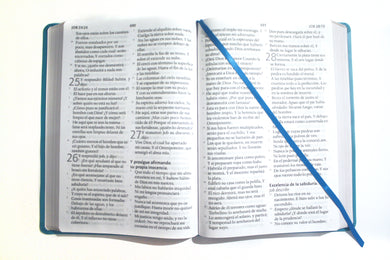 Biblia Reina Valera letra súper gigante, símil piel aguamarina / Spanish Bible Reina Valera Super Giant Print, Aquamarine Leathersoft interior 5 (ISBN 9781644735688)