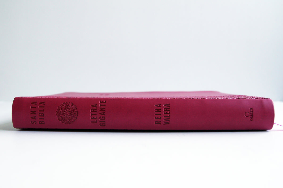 Biblia Reina Valera letra súper gigante, símil piel fucsia / Spanish Bible Reina Valera Super Giant Print, Fuchsia Leathersoft interior 5 (ISBN 9781644736258)