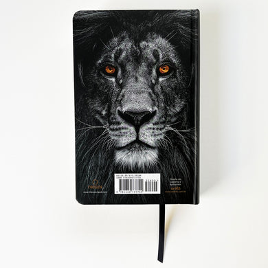 Biblia RVR 1960 letra grande tamaño manual, tapa dura León de Juda con índice / Spanish Bible RVR 1960 Handy Size Large Print Hardcover Lion of Judah with In interior 2 (ISBN 9781644737705)
