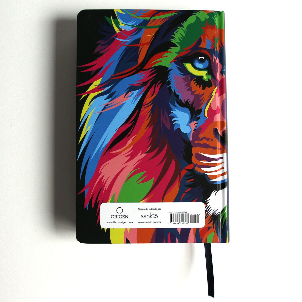 Biblia RVR 1960 letra grande, tamaño manual, tapa dura León de Juda arcoíris / Spanish Bible RVR 1960 Handy Size Large Print Hardcover Rainbow Lion of Judah interior 2 (ISBN 9781644737743)