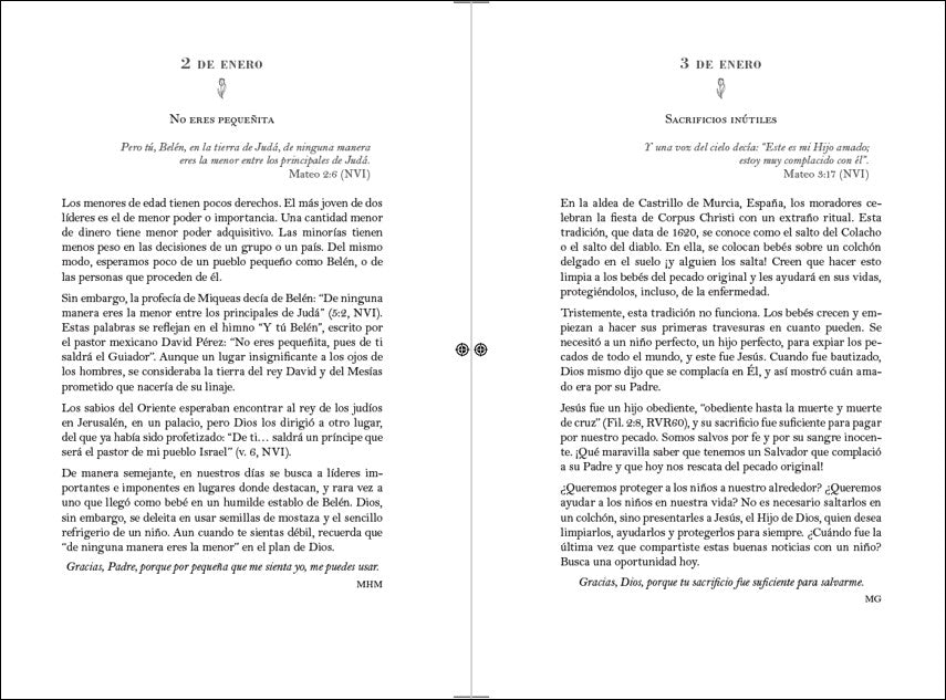 Un año con Dios: 365 devocionales del nuevo testamento para la mujer / A Year with God: 365 New Testament Devotionals for Women interior 4 (ISBN 9781644737972)