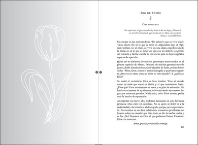 Un año con Dios: 365 devocionales del nuevo testamento para la mujer / A Year with God: 365 New Testament Devotionals for Women interior 5 (ISBN 9781644737972)