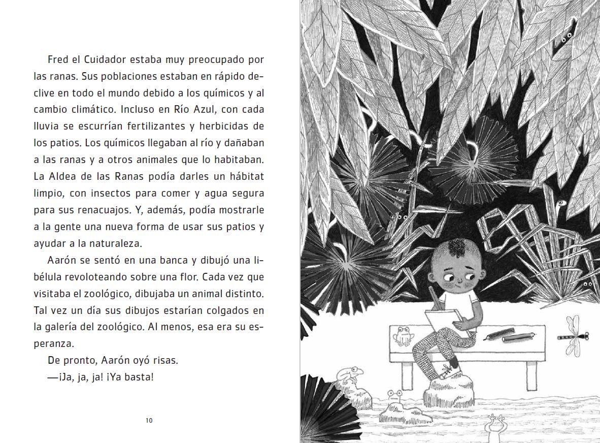 Aarón soñador y la serpiente sigilosa / Aaron Slater and the Sneaky Snake interior 1 (ISBN 9781644738559)