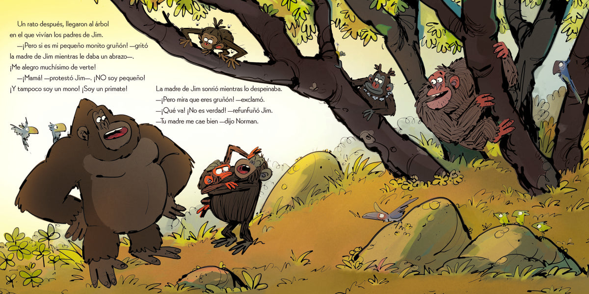 Grumpy Monkey: ¡Aquí no duerme nadie! / Grumpy Monkey Up All Night interior 1 (ISBN 9781644738689)