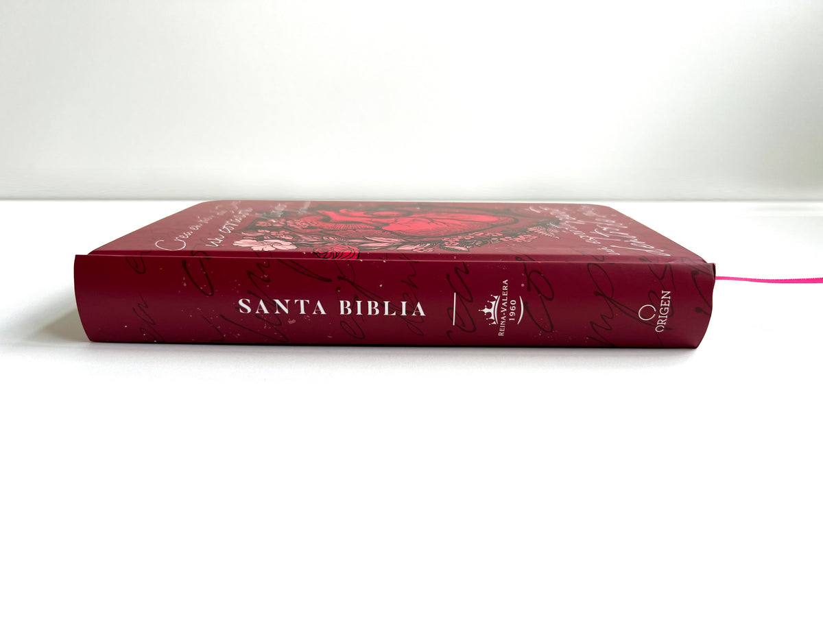 Biblia Reina Valera 1960 letra grande, tapa dura, tamaño manual corazón (rosada) / Spanish Bible RVR 1960. Handy Size, Large Print, Hardcover, Pink interior 1 (ISBN 9781644738900)