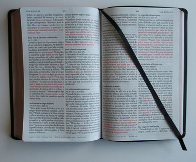 Biblia RVR 1960 letra grande tamaño manual, Piel Premier negro / Spanish Bible RVR 1960 Handy Size Large Print Bonded Leather Black interior 1 (ISBN 9781644739396)