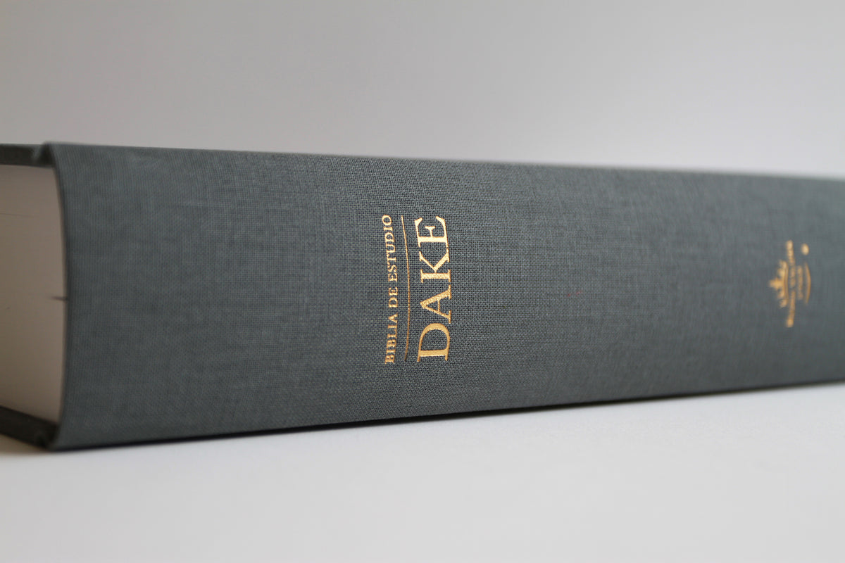 RVR 1960 Biblia de estudio Dake, tamaño grande, Tapa dura, Negra / Spanish RVR 1960 Dake Study Bible, Large Size, Black Hardcover interior 1 (ISBN 9781644739617)