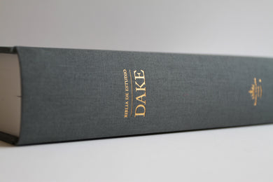 RVR 1960 Biblia de estudio Dake, tamaño grande, Tapa dura, Negra / Spanish RVR 1960 Dake Study Bible, Large Size, Black Hardcover interior 1 (ISBN 9781644739617)