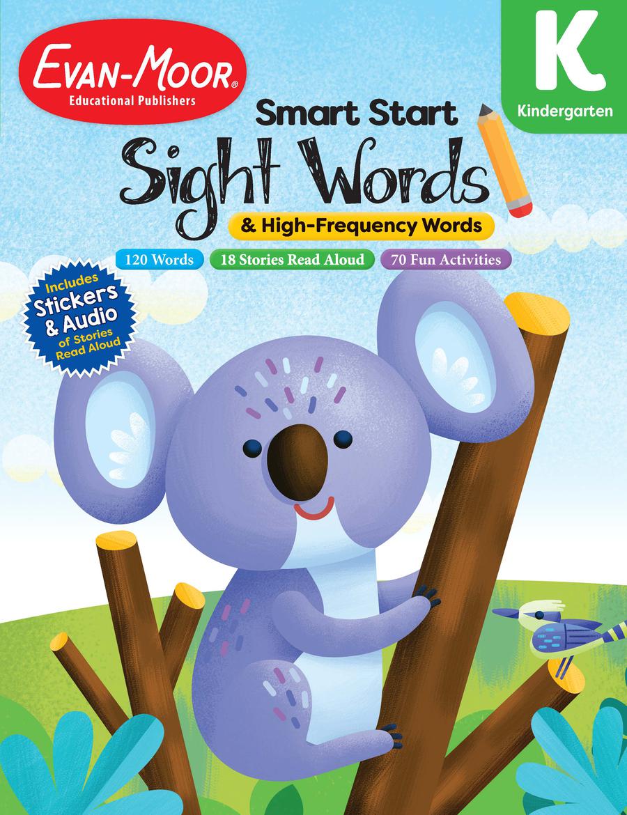 Smart Start: Sight Words & High-Frequency Words, Kindergarten Workbook-買書書 BuyBookBook