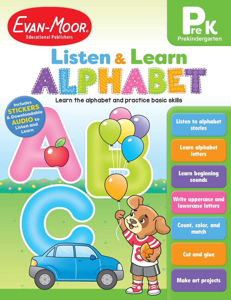 Alphabet, PreK Workbook-買書書 BuyBookBook