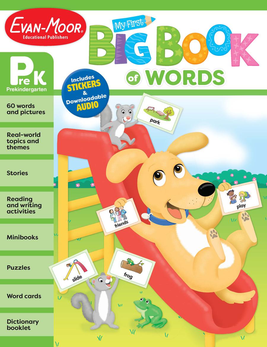 My First Big Book of Words, Grade PreK Workbook-買書書 BuyBookBook