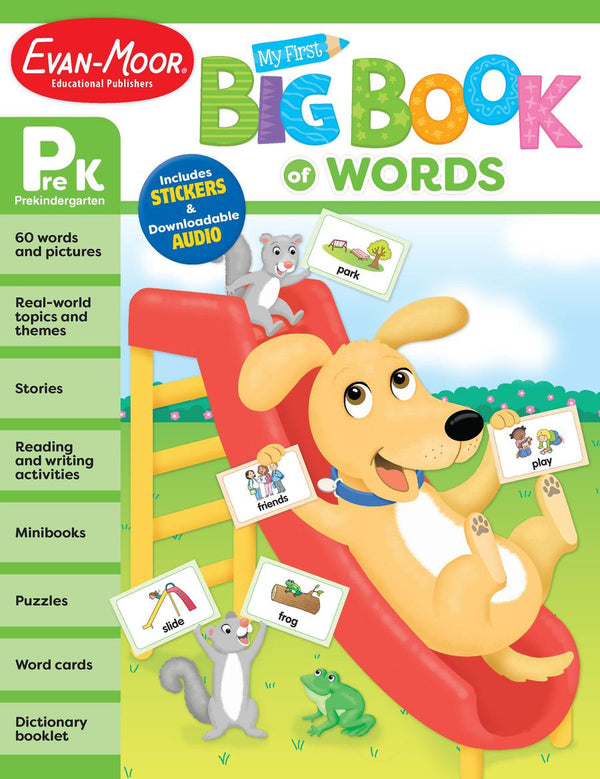 My First Big Book of Words, Grade PreK Workbook-買書書 BuyBookBook