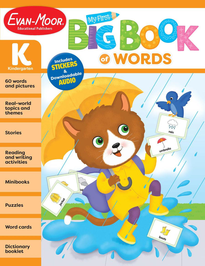 My First Big Book of Words, Grade K Workbook-買書書 BuyBookBook