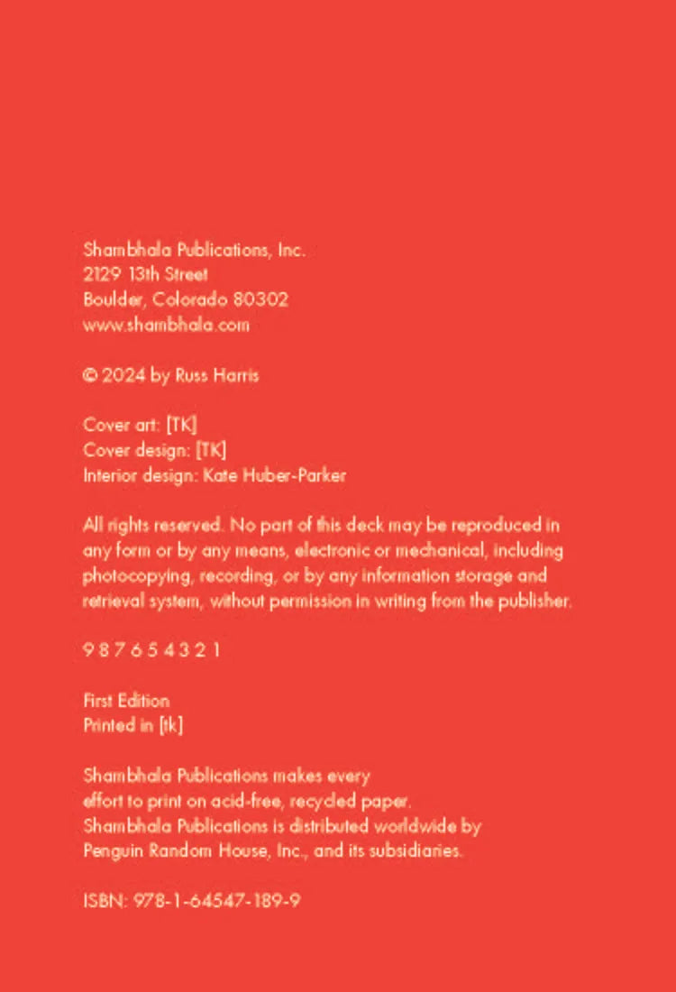 The Happiness Trap Cards US - Cards