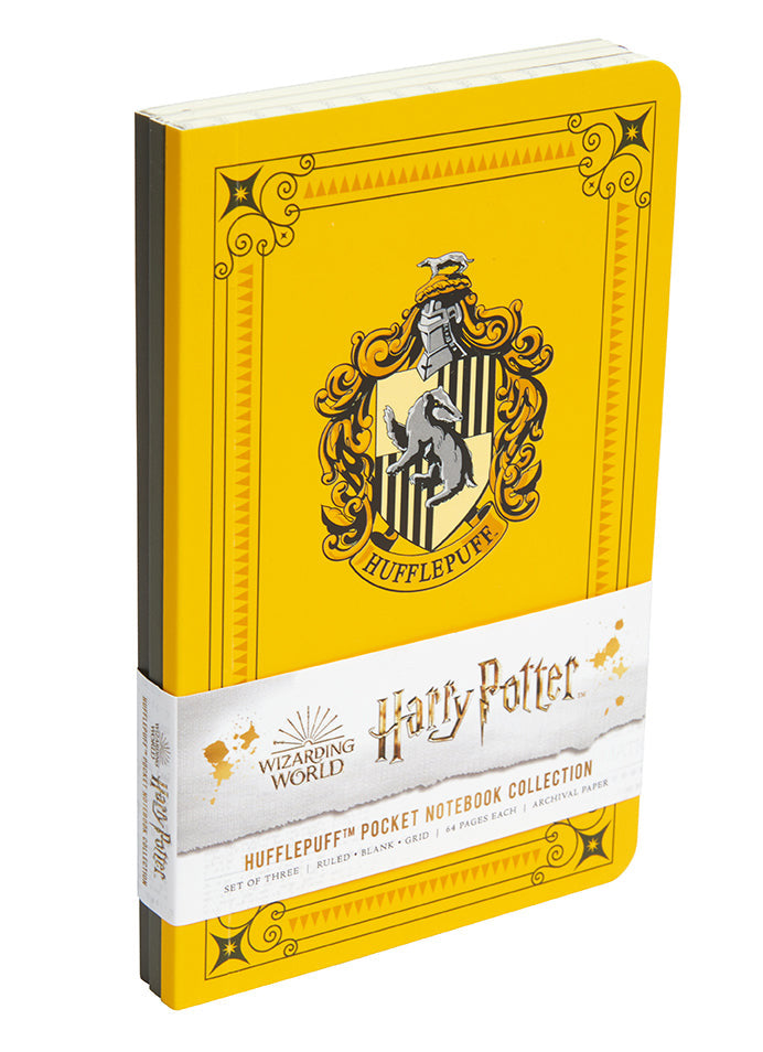 Harry Potter: Hufflepuff Pocket Notebook Collection (Set of 3) inside page 1