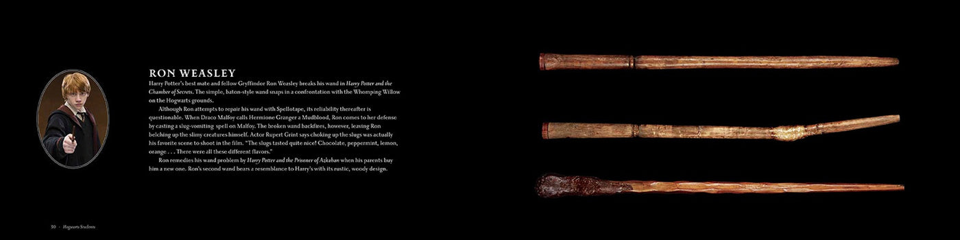 Harry Potter: The Wand Collection Gift Set inside page 4