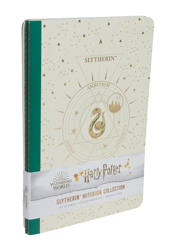 Harry Potter: Slytherin Constellation Sewn Notebook Collection (Set of 3) inside page 1
