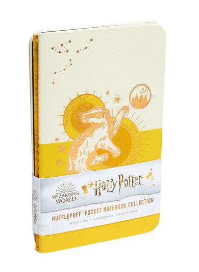 Harry Potter: Hufflepuff Constellation Sewn Pocket Notebook Collection (Set of 3) inside page 1