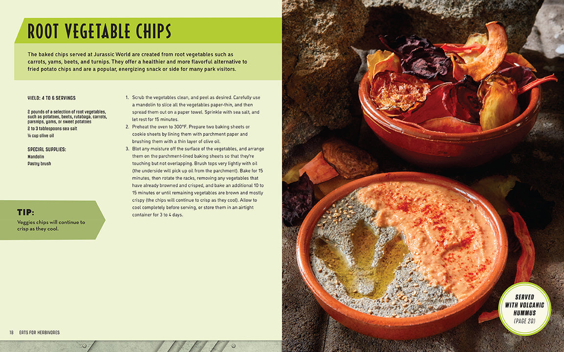 Jurassic World: The Official Cookbook inside page 2