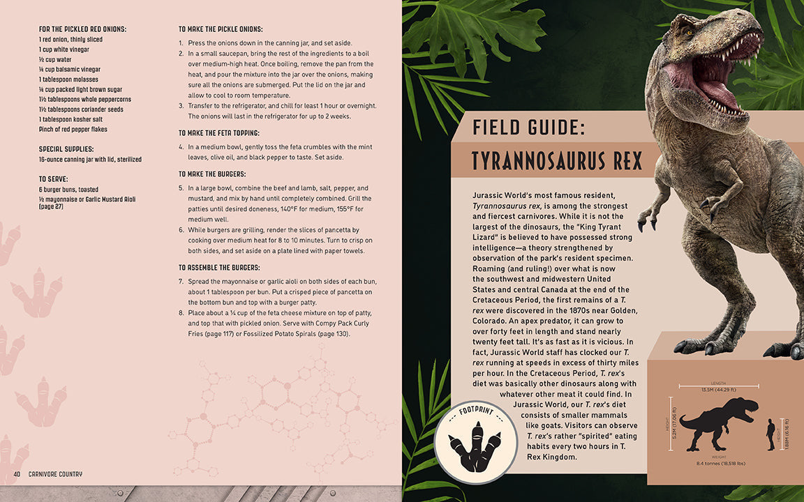 Jurassic World: The Official Cookbook inside page 4