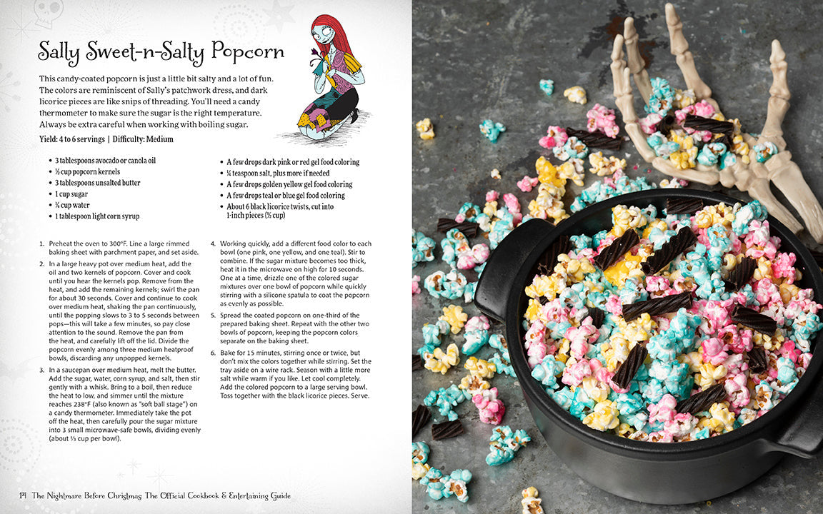The Nightmare Before Christmas: The Official Cookbook & Entertaining Guide inside page 2