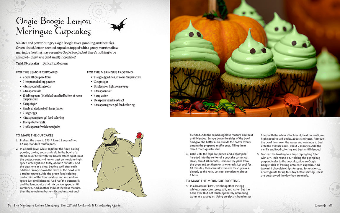 The Nightmare Before Christmas: The Official Cookbook & Entertaining Guide inside page 3