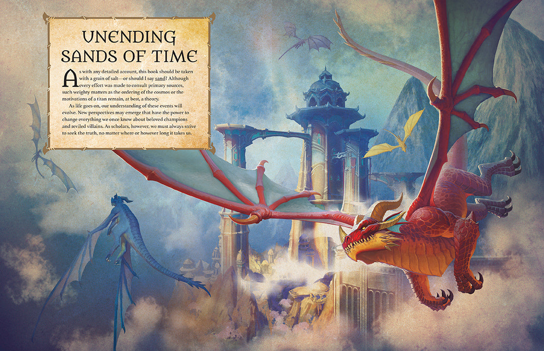 World of Warcraft: The Dragonflight Codex inside page 1
