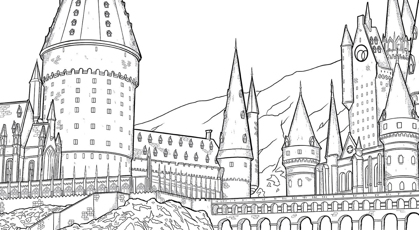 Harry Potter: Coloring Wizardry inside page 3