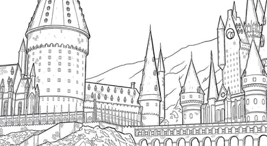 Harry Potter: Coloring Wizardry inside page 3