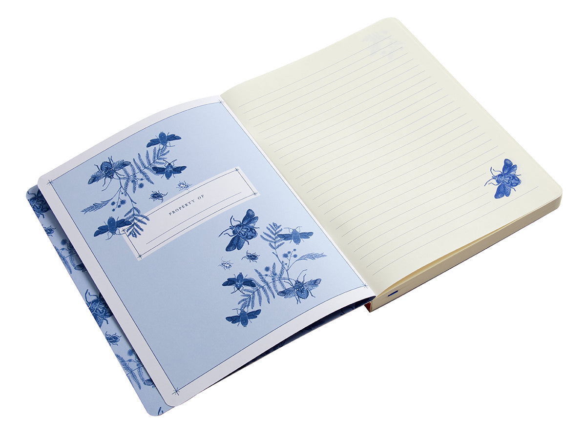 Art of Nature: Flight of Beetles Notebook with Elastic Band inside page 2