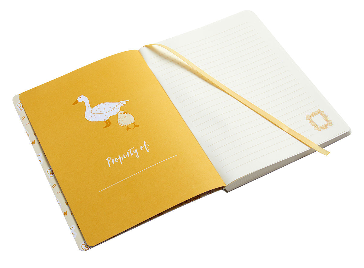 Friends: Yellow Frame Softcover Notebook inside page 1