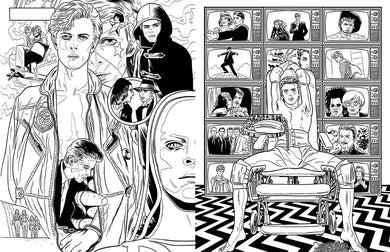 Bowie: A Michael Allred Coloring Book inside page 3