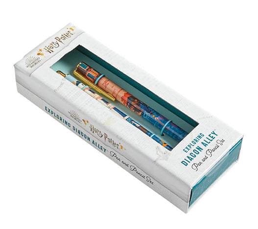 Harry Potter: Exploring Diagon Alley Pen and Pencil Set (Set of 2) inside page 2
