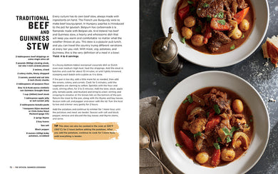 Official Guinness Cookbook inside page 1