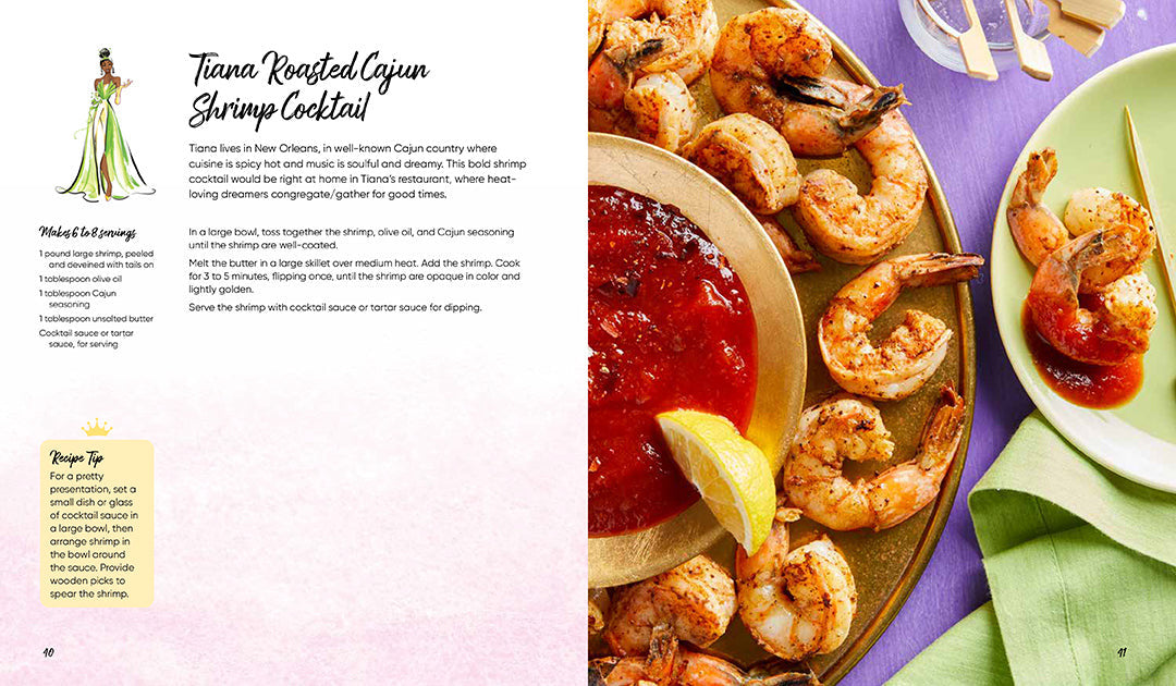 Disney Princess Tea Parties Cookbook inside page 4
