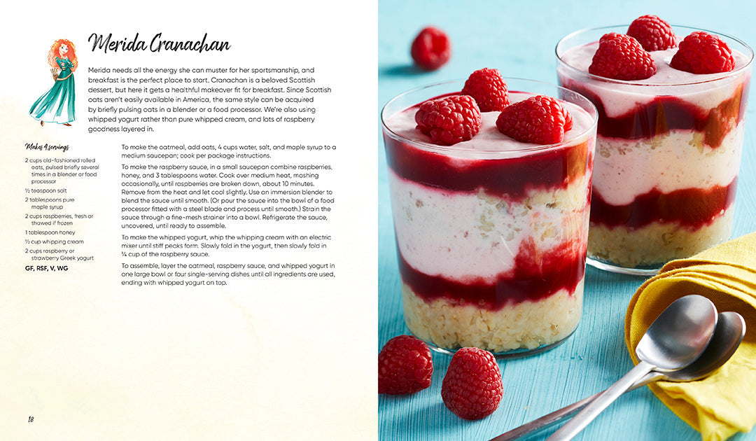 Disney Princess: Healthy Treats Cookbook inside page 3