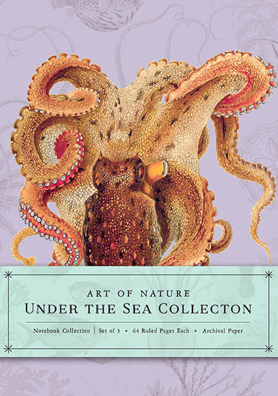 Art of Nature: Under the Sea Sewn Notebook Collection (Set of 3) inside page 2
