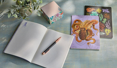 Art of Nature: Under the Sea Sewn Notebook Collection (Set of 3) inside page 5