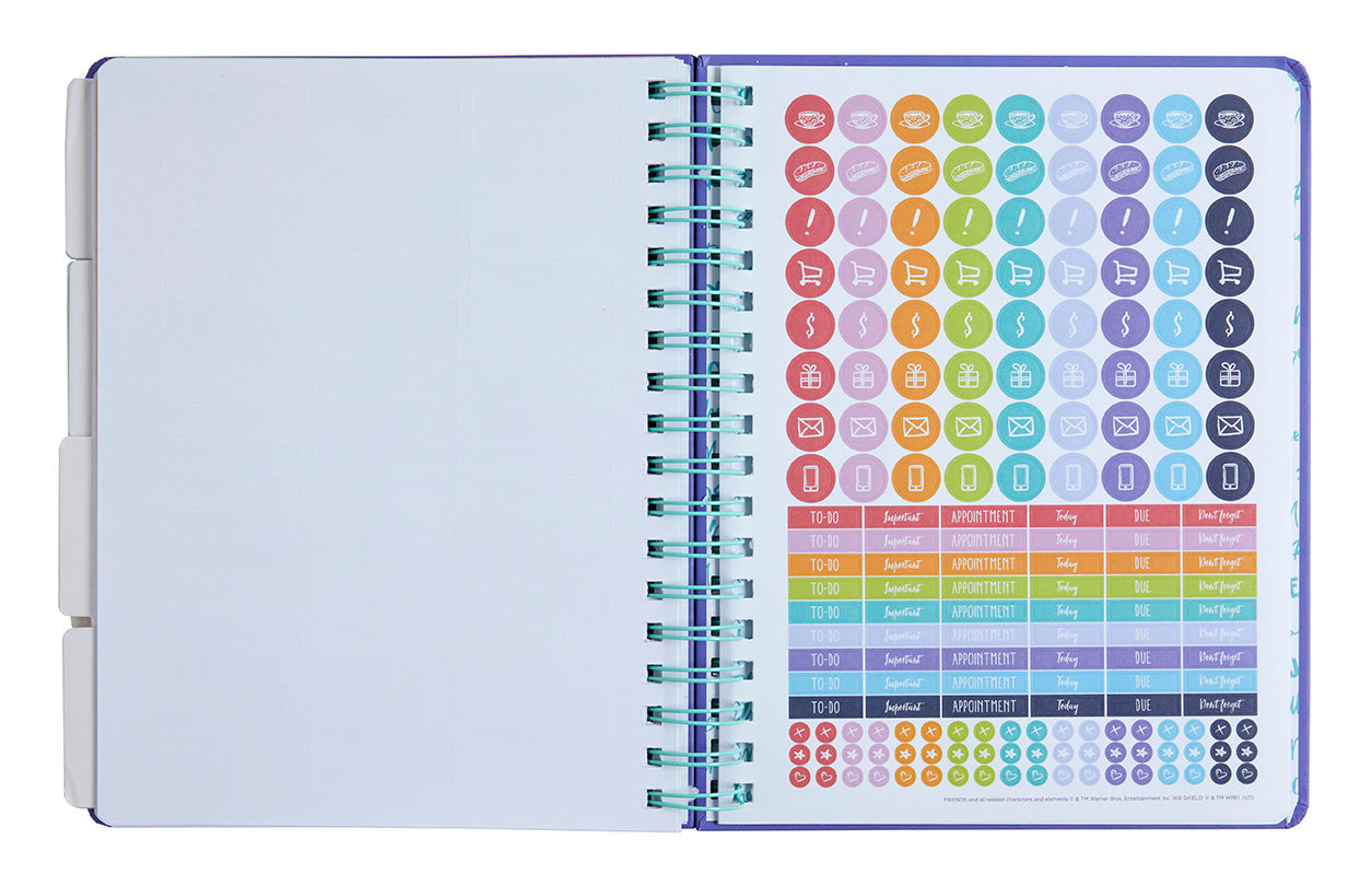 Friends: 12-Month Undated Planner inside page 4