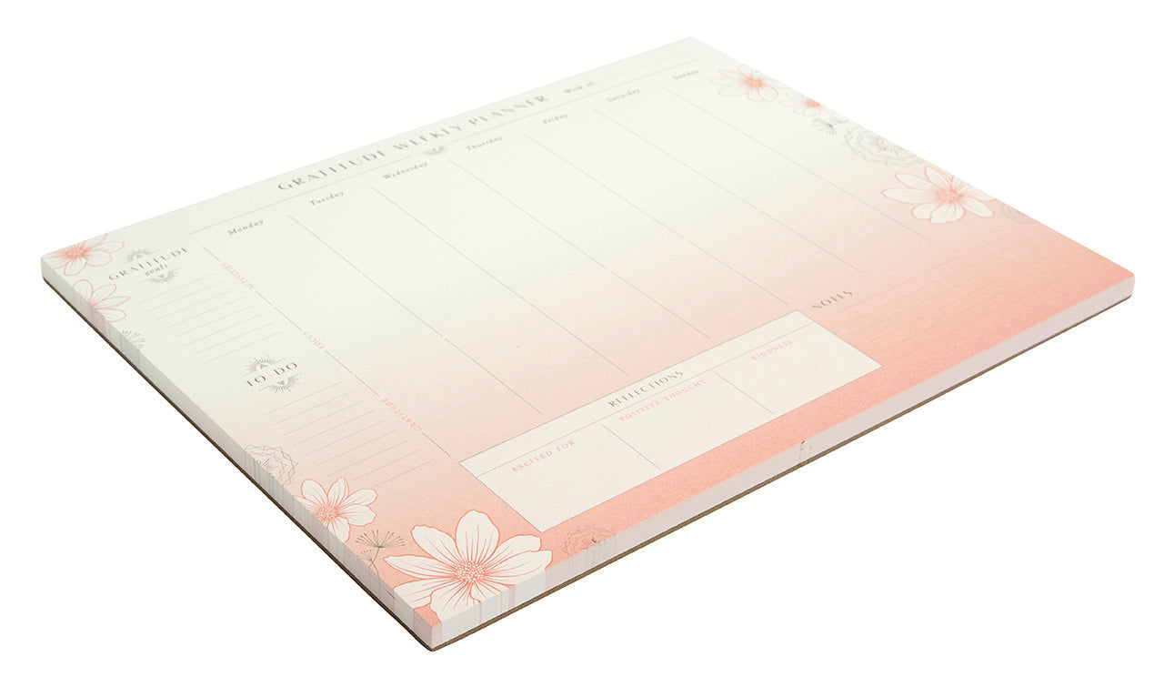 Gratitude Weekly Planner Notepad inside page 2