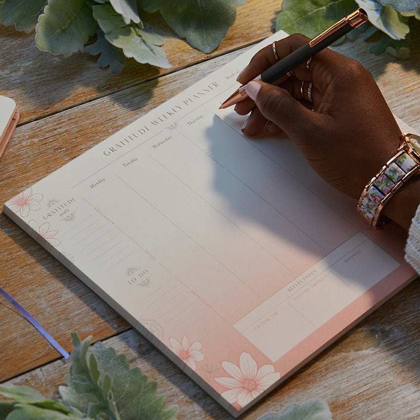 Gratitude Weekly Planner Notepad inside page 3