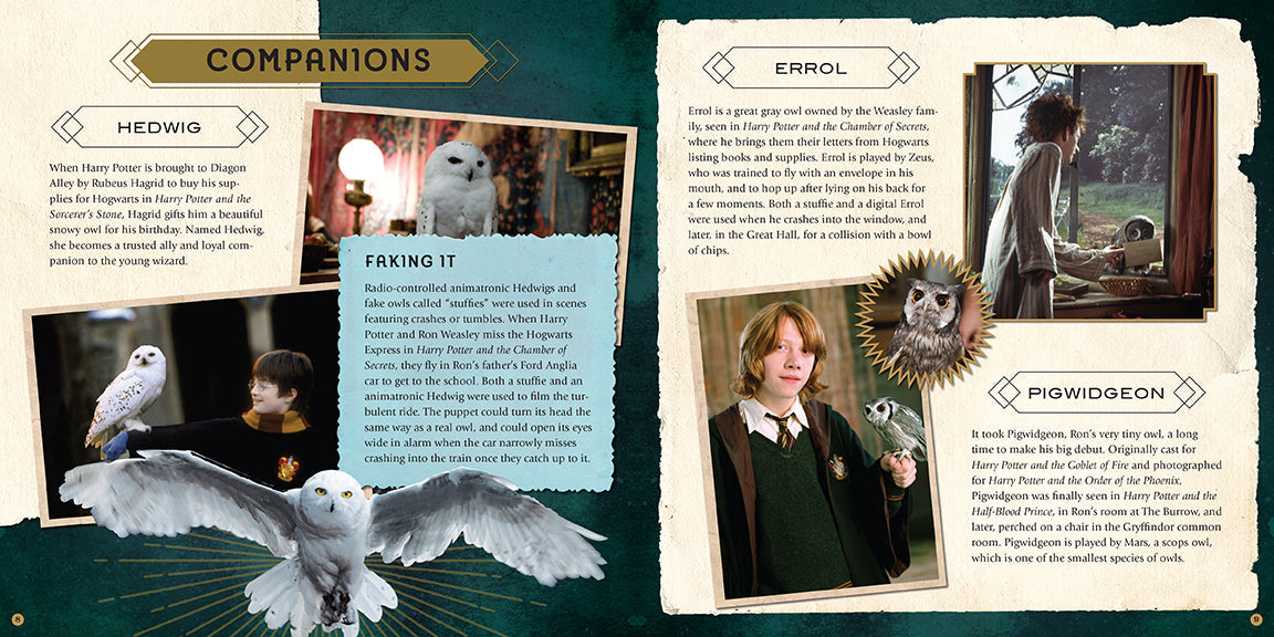 Harry Potter: Magical Creatures: A Movie Scrapbook inside page 1