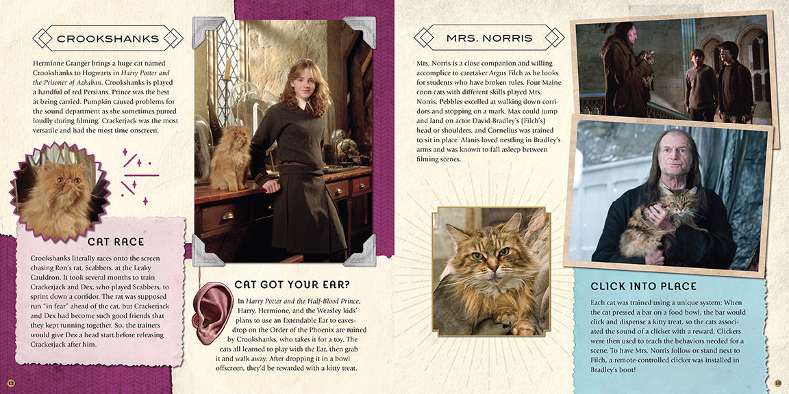 Harry Potter: Magical Creatures: A Movie Scrapbook inside page 2